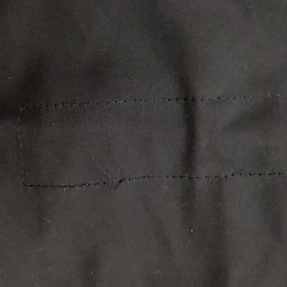 [Joe Fresh] Black Mesh Lined Raincoat | L | Good - Picture 11 of 13